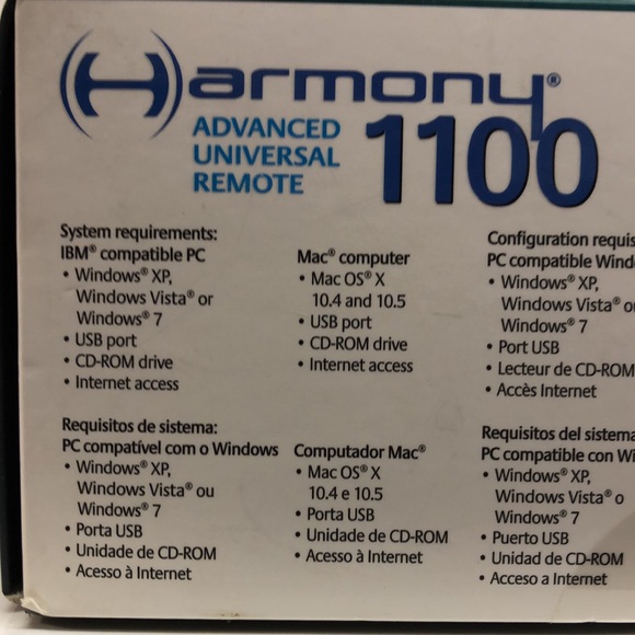 Logitech Harmony 1100 Touch Screen Universal Remote - Picture 5 of 17